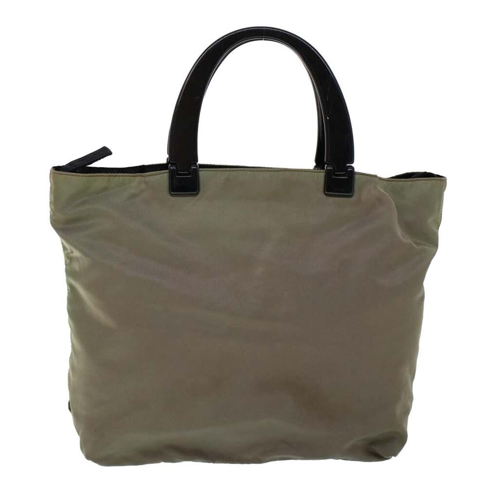 Prada Nylon Handbag Khaki Green